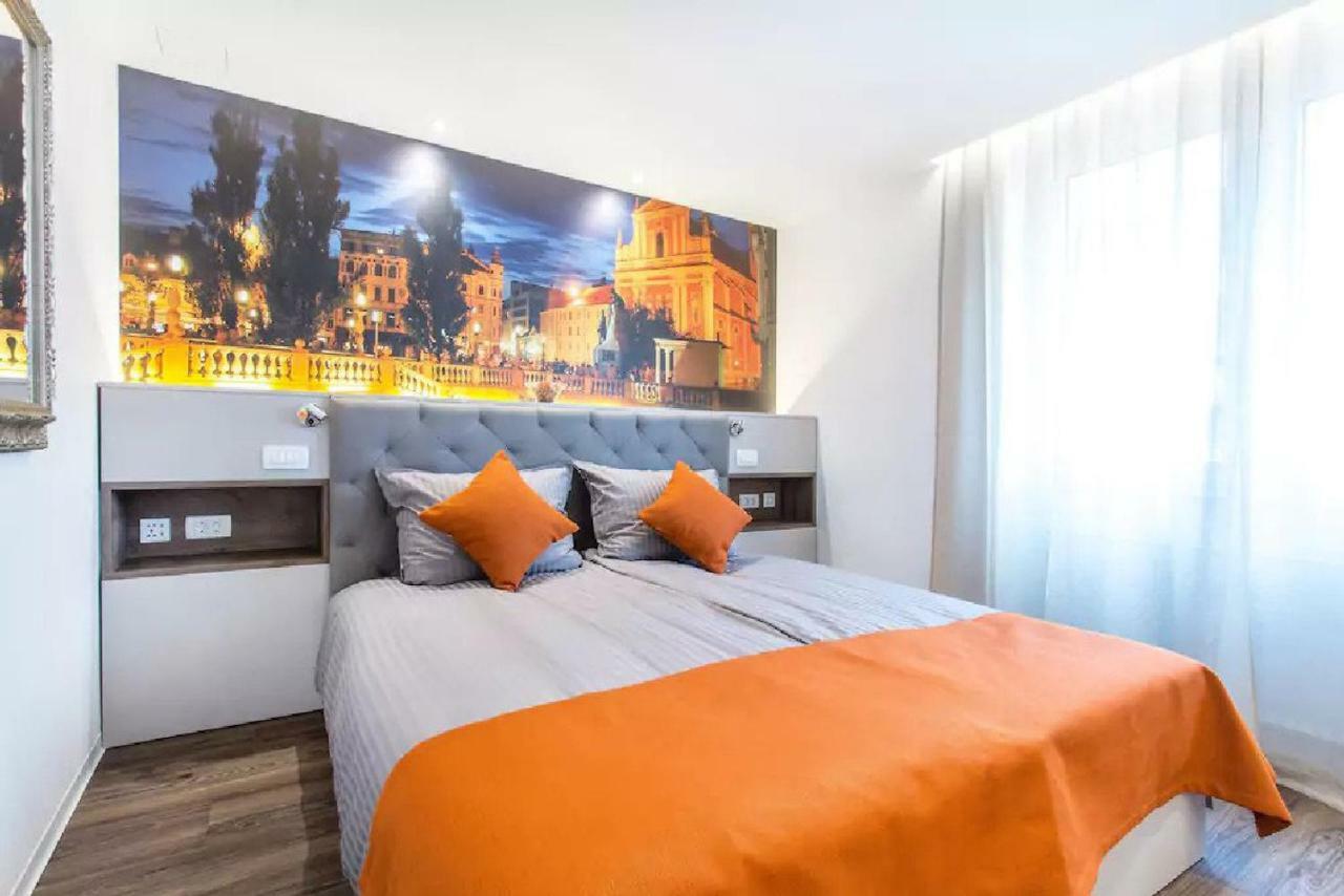 ★ Exclusive Central Apartment ★ Free Garage ★ Ljubljana Dış mekan fotoğraf